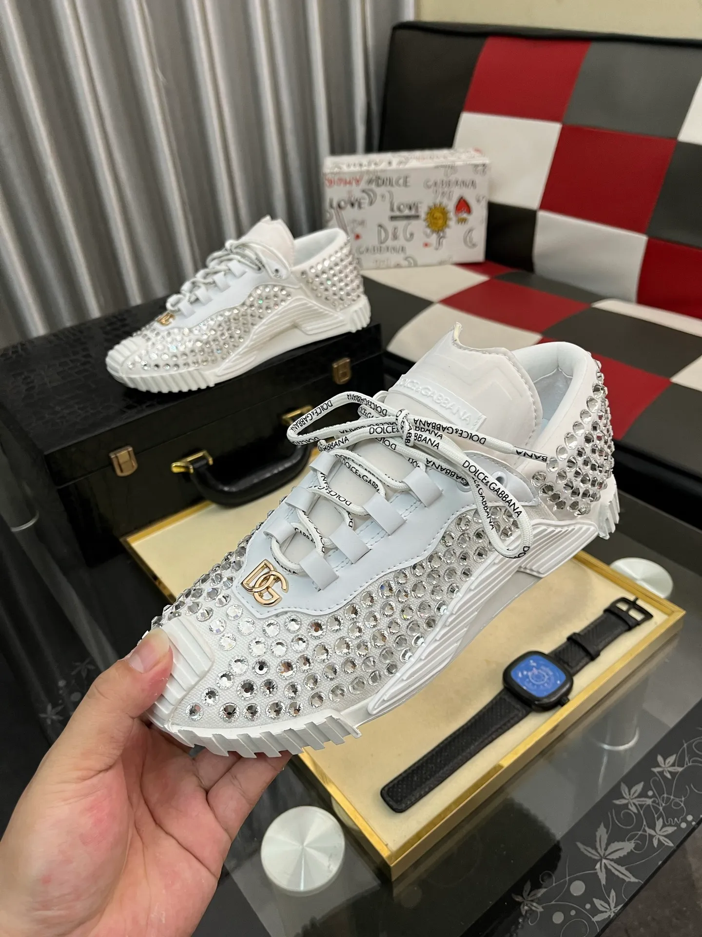 Men's men's shoes 💰: 500⌚️⌚️【DG～】couple casual shoes 2025z cabinet sales simultaneously 🔶Size: 36-44 #️⃣ 🔷2 colors🔜The upper is made of multi-material splicing➕Mesh lining, comfortable and breathable, sole: original comfortable and wear-resistant outsole, ⚠️real thing📱photographed🎬real thing is better📢📢📢